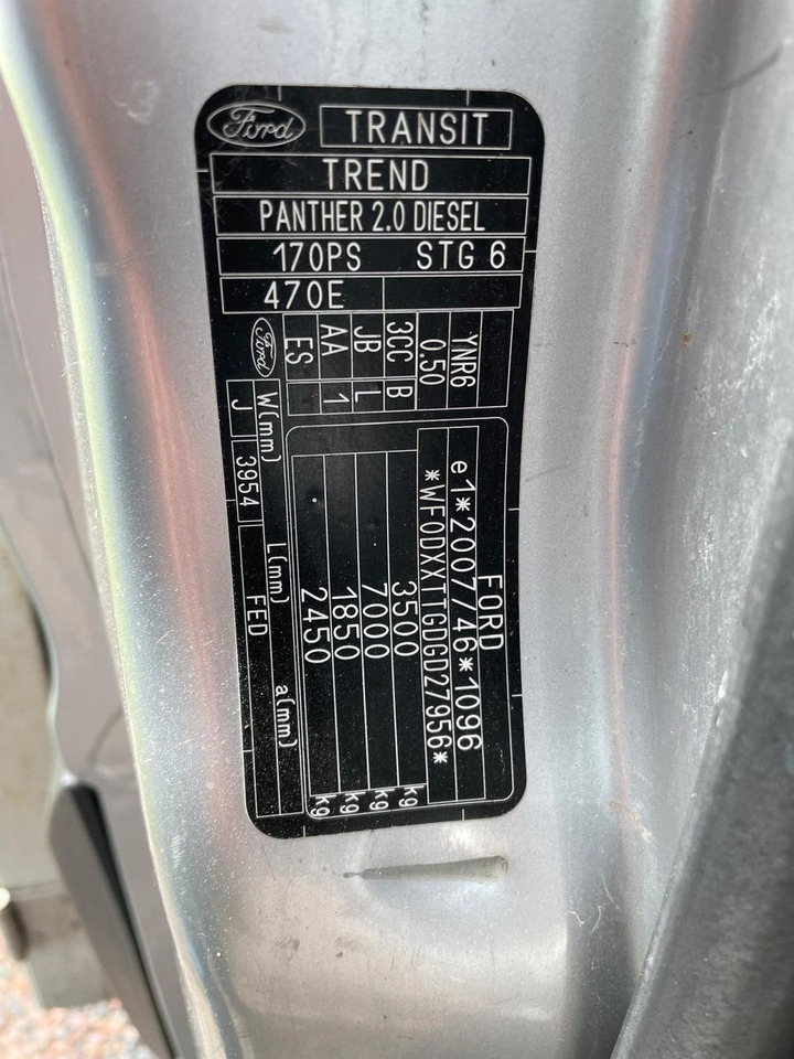 Dostavno vozilo s kesonom Ford Transit Pritsche 470 L3 Einzelkabine: slika 21
