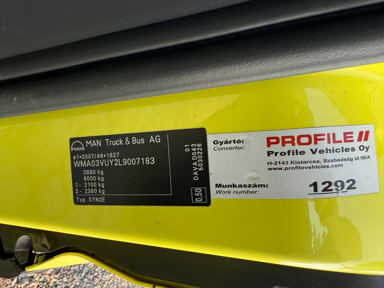 Reševalno vozilo MAN TGE 4.180 Ambulance * 29 800 € netto *RESERVED: slika 27
