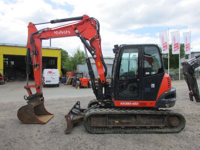 Kubota KX 080-4 alpha 2 Minibagger 47.500 EUR / AC Klima - Mini bager: slika 1 Kubota KX 080-4 alpha 2 Minibagger 47.500 EUR / AC Klima - Mini bager: slika 1