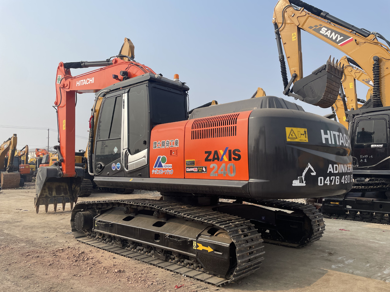 HITACHI ZX240 - Bager goseničar: slika 1 HITACHI ZX240 - Bager goseničar: slika 1