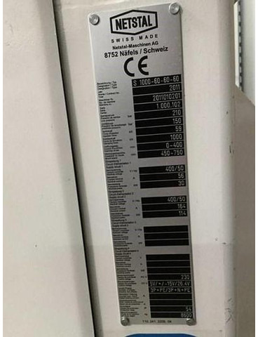 Netstal Synergy 1000-60/60/60 - Strojno orodje: slika 3 Netstal Synergy 1000-60/60/60 - Strojno orodje: slika 3