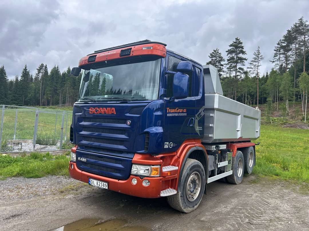 2008 Lastebil/dumper SCANIA R 420 CB6X2HNA EU-godkjent - Tovornjak prekucnik: slika 1 2008 Lastebil/dumper SCANIA R 420 CB6X2HNA EU-godkjent - Tovornjak prekucnik: slika 1