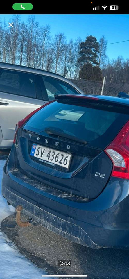 2013 Volvo V60 (rep.-objekt) - Avtomobil: slika 3 2013 Volvo V60 (rep.-objekt) - Avtomobil: slika 3