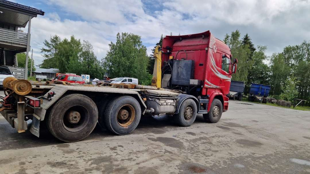 Kotalni prekucni tovornjak Scania R580 Brøytebil med sideplog og hydraulisk saltsystem: slika 10