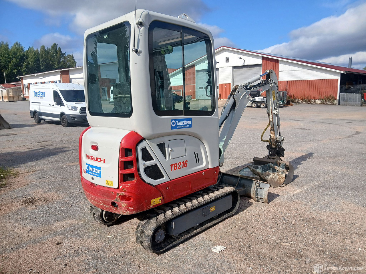 Takeuchi TB216, 2021, 615h, kallistuva liitin, 3kpl kauhoja, Honkajoki - Gradbeni stroj: slika 4 Takeuchi TB216, 2021, 615h, kallistuva liitin, 3kpl kauhoja, Honkajoki - Gradbeni stroj: slika 4