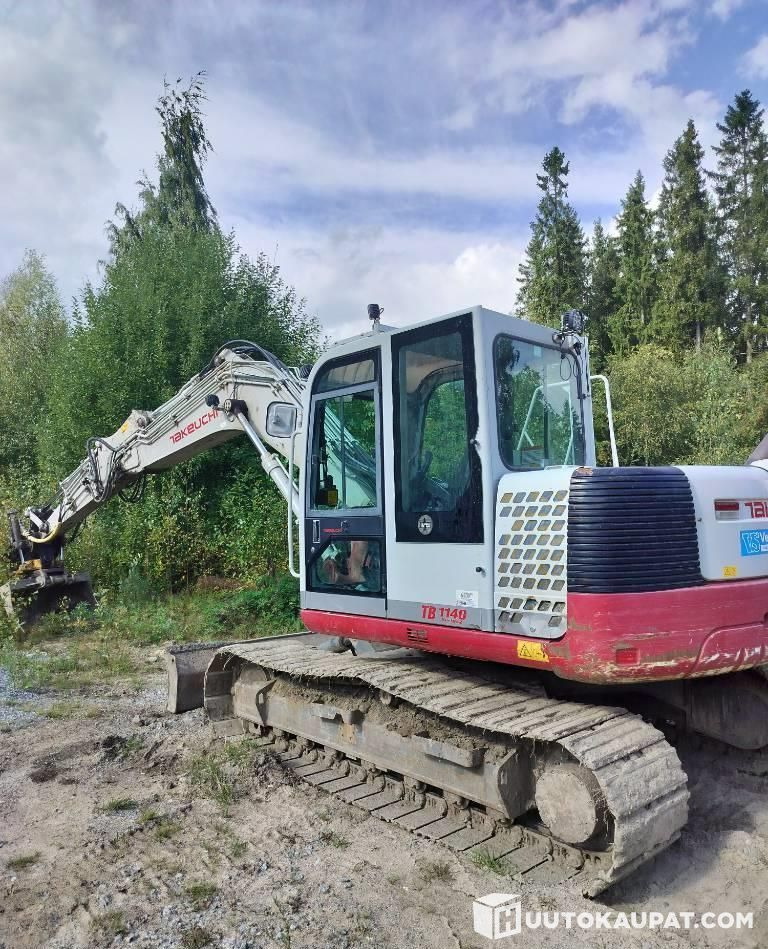 Takeuchi TB 1140, 2015, 7,800 h Tracked excavator, Ylöjärvi - Bager goseničar: slika 1 Takeuchi TB 1140, 2015, 7,800 h Tracked excavator, Ylöjärvi - Bager goseničar: slika 1