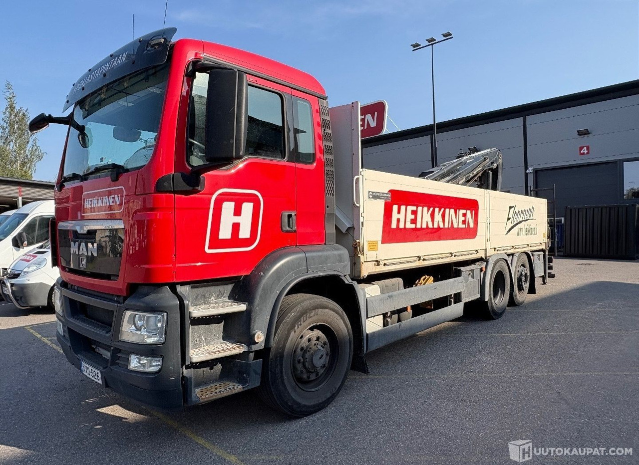 MAN TGS 26.440, 6x2, avolavakuorma-auto 6500mm HIAB 166 Pro nosturilla, 2012, Vantaa - Tovornjak: slika 1 MAN TGS 26.440, 6x2, avolavakuorma-auto 6500mm HIAB 166 Pro nosturilla, 2012, Vantaa - Tovornjak: slika 1