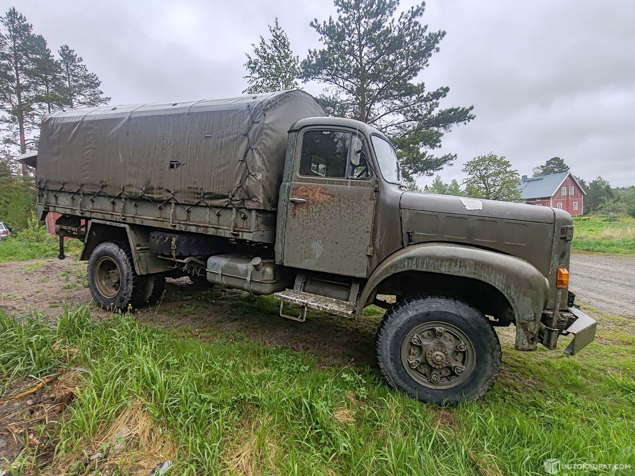 Saurer Berna 2DM 2VM kuorma-auto, 1972, Rauma - Tovornjak: slika 1 Saurer Berna 2DM 2VM kuorma-auto, 1972, Rauma - Tovornjak: slika 1