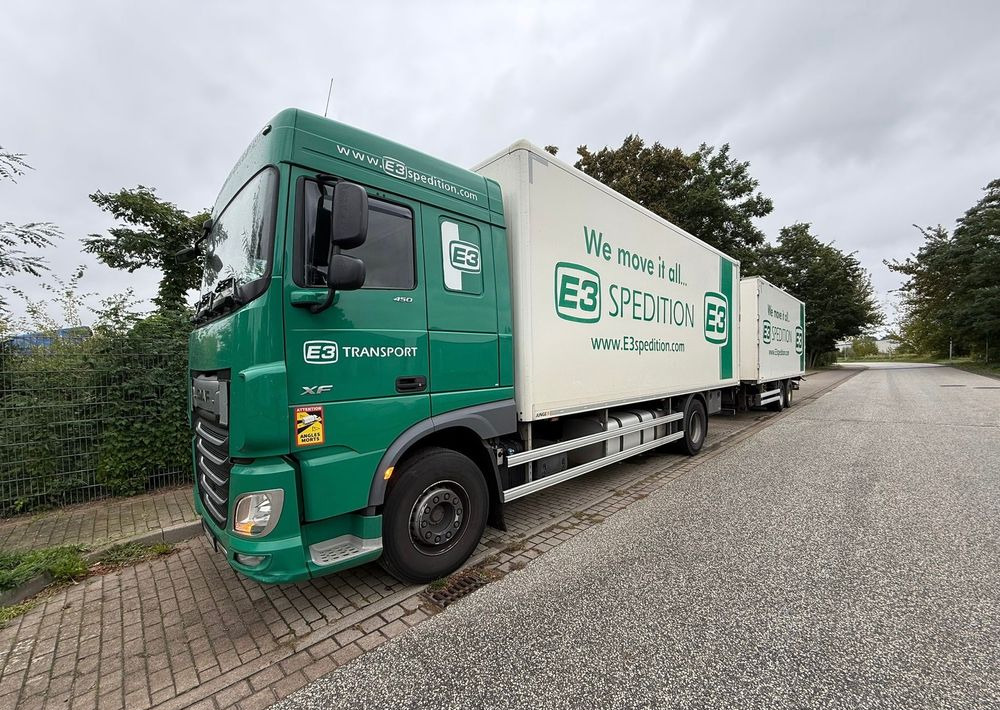 DAF XF ZESTAW TANDEM 2021 ORYGINALNY PRZEBIEG z Niemiec / PRZEJAZDOWY Z WINDĄ / - Tovornjak zabojnik: slika 5 DAF XF ZESTAW TANDEM 2021 ORYGINALNY PRZEBIEG z Niemiec / PRZEJAZDOWY Z WINDĄ / - Tovornjak zabojnik: slika 5