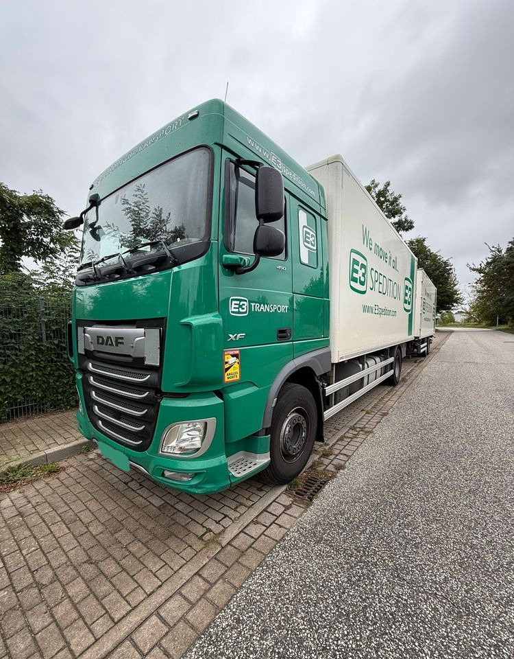 DAF XF ZESTAW TANDEM 2021 ORYGINALNY PRZEBIEG z Niemiec / PRZEJAZDOWY Z WINDĄ / - Tovornjak zabojnik: slika 2 DAF XF ZESTAW TANDEM 2021 ORYGINALNY PRZEBIEG z Niemiec / PRZEJAZDOWY Z WINDĄ / - Tovornjak zabojnik: slika 2