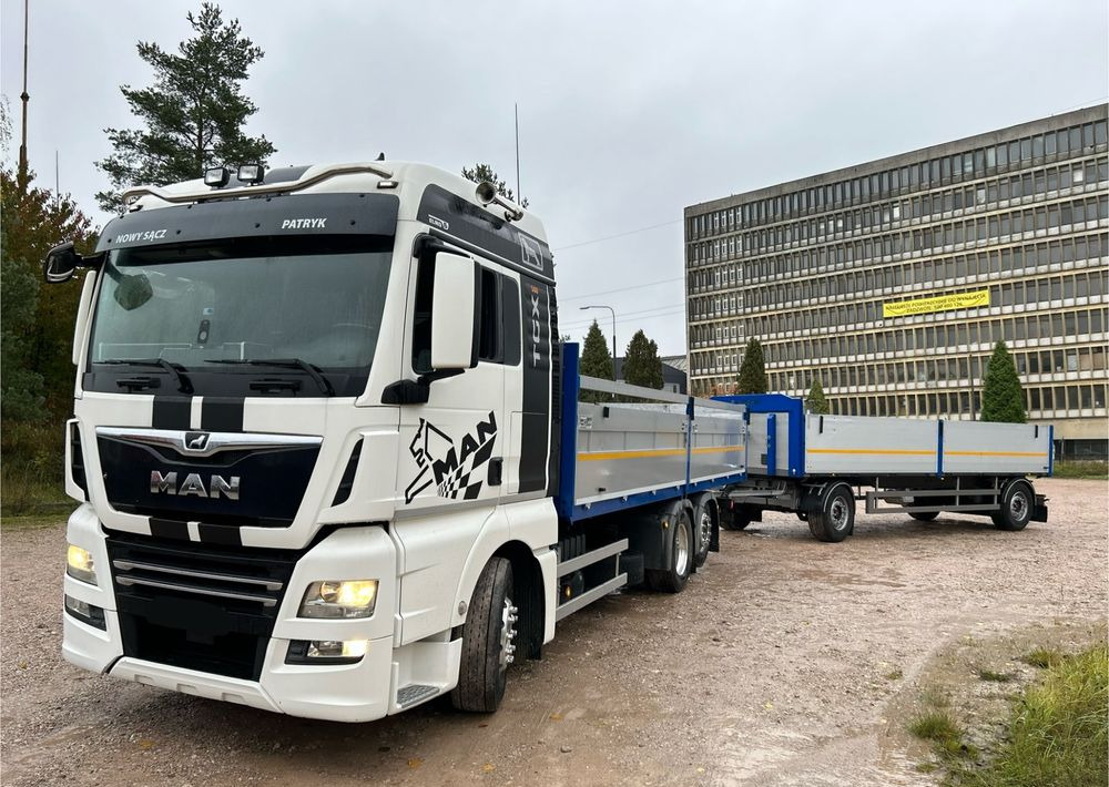 MAN TGX Tandem 1m burty TOP KOMPLET / ALUFELGI / zarejestrowany gotowy do pracy / przyczepa 18t / FULL OPCJA / 26.420 26.460 26.500 26.400 26.440 26.480 26.510 460 500 - Tovornjak s kesonom: slika 1 MAN TGX Tandem 1m burty TOP KOMPLET / ALUFELGI / zarejestrowany gotowy do pracy / przyczepa 18t / FULL OPCJA / 26.420 26.460 26.500 26.400 26.440 26.480 26.510 460 500 - Tovornjak s kesonom: slika 1