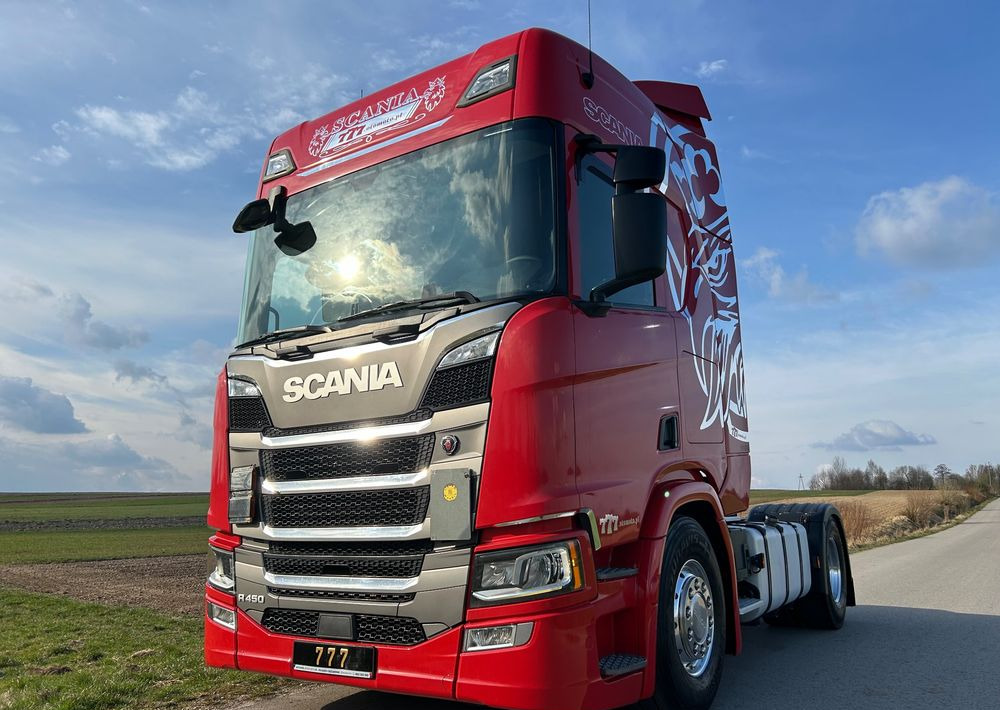 Scania R450 FULL ADR RETARDER ALUFELGI z Niemiec od jedynego właściciela ! HYDRAULIKA spod beczki spożywczej ! / do wywrotu ruchomej podłogi beczki TOP TOP TOP OKAZJA - Vlačilec: slika 1 Scania R450 FULL ADR RETARDER ALUFELGI z Niemiec od jedynego właściciela ! HYDRAULIKA spod beczki spożywczej ! / do wywrotu ruchomej podłogi beczki TOP TOP TOP OKAZJA - Vlačilec: slika 1