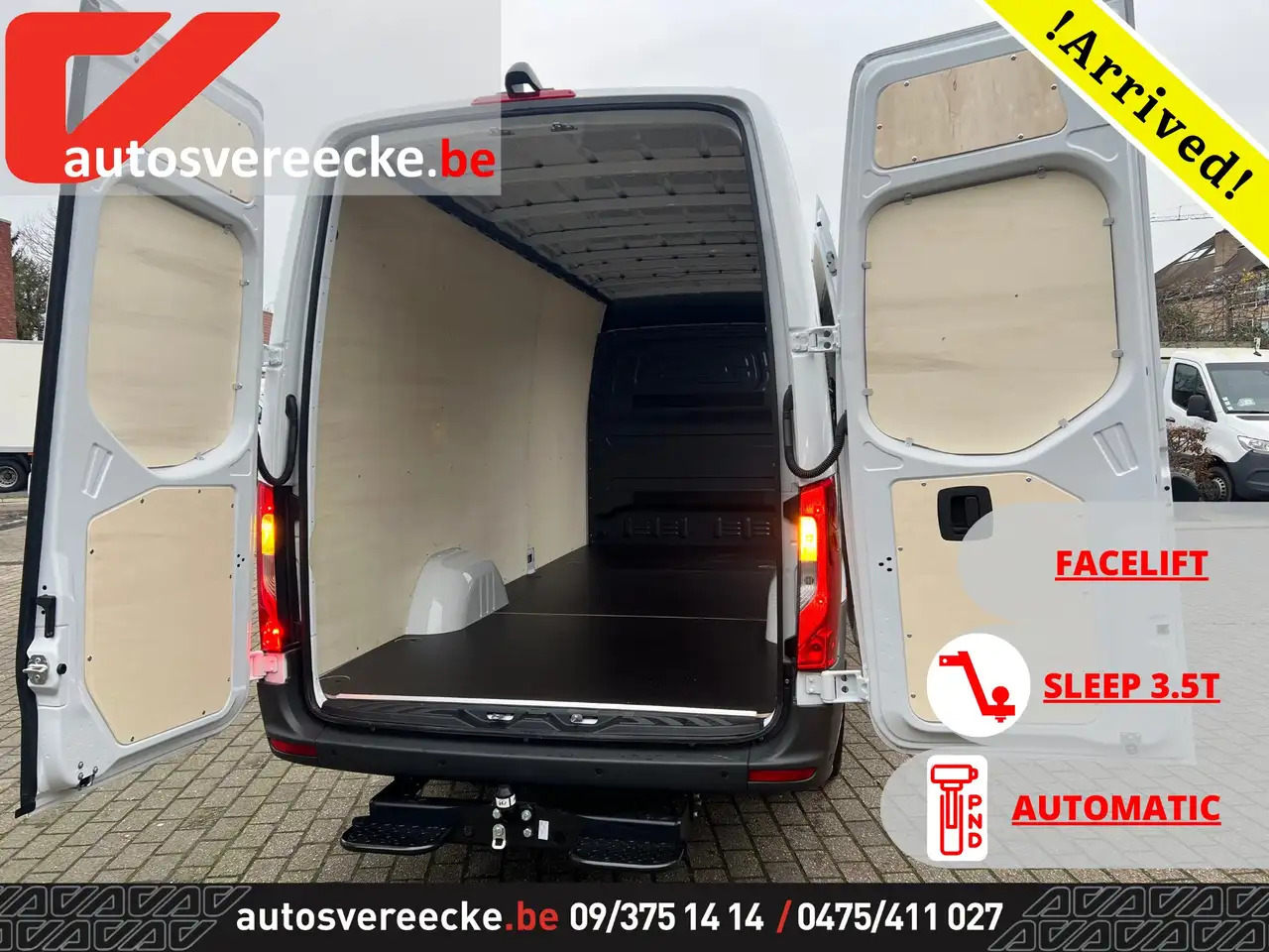 Mercedes-Benz Sprinter 317 L3H2 (48.500€ex) Facelift | 3.5T Trekhaak - Furgon: slika 2 Mercedes-Benz Sprinter 317 L3H2 (48.500€ex) Facelift | 3.5T Trekhaak - Furgon: slika 2