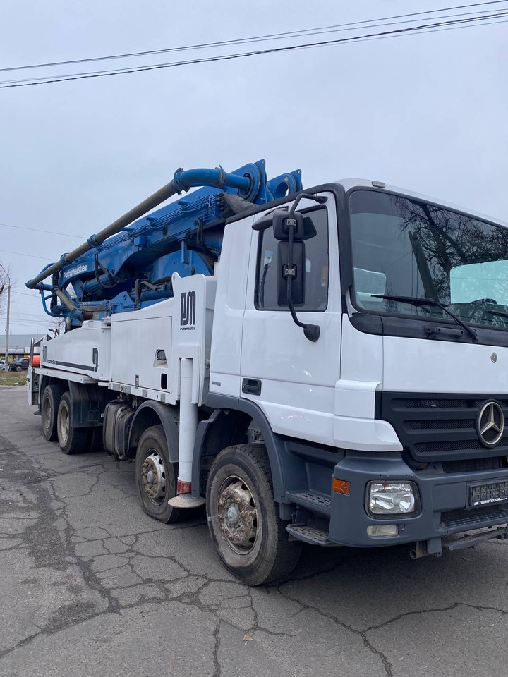 PUTZMEISTER Putzmeister on chassis Mercedes-Benz Actros Putzmeister 42m concrete pump - Črpalka za beton: slika 1 PUTZMEISTER Putzmeister on chassis Mercedes-Benz Actros Putzmeister 42m concrete pump - Črpalka za beton: slika 1