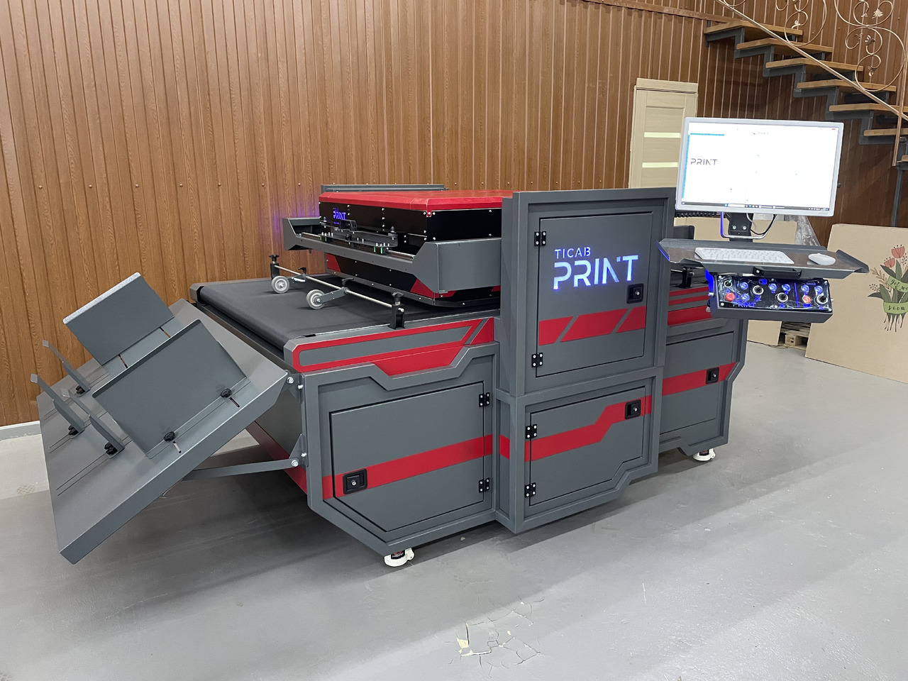 TICAB TITAN DOUBLE with TWO PRINT HEADS - Tiskarski stroj: slika 1 TICAB TITAN DOUBLE with TWO PRINT HEADS - Tiskarski stroj: slika 1