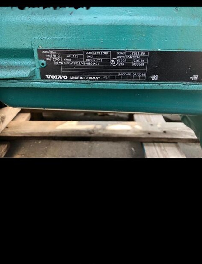 Volvo D6J rok 2018 - Motor za Bager: slika 4 Volvo D6J rok 2018 - Motor za Bager: slika 4