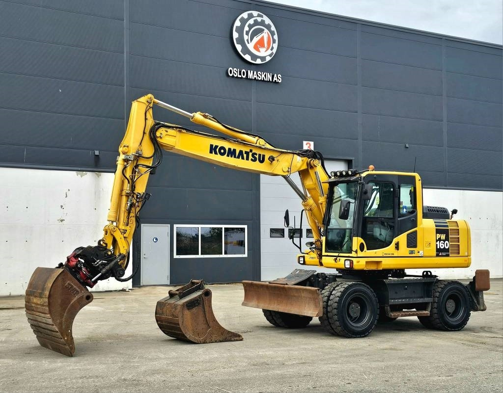 Komatsu pw 160 -8 - Bager na kolesih: slika 1 Komatsu pw 160 -8 - Bager na kolesih: slika 1