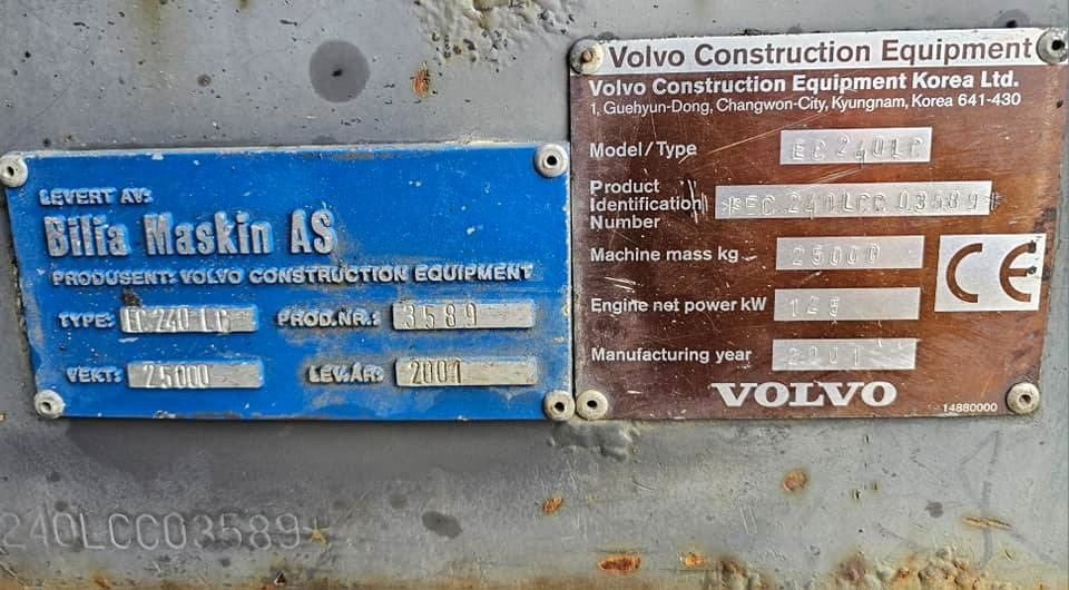 Bager goseničar Volvo EC 240 LC: slika 33