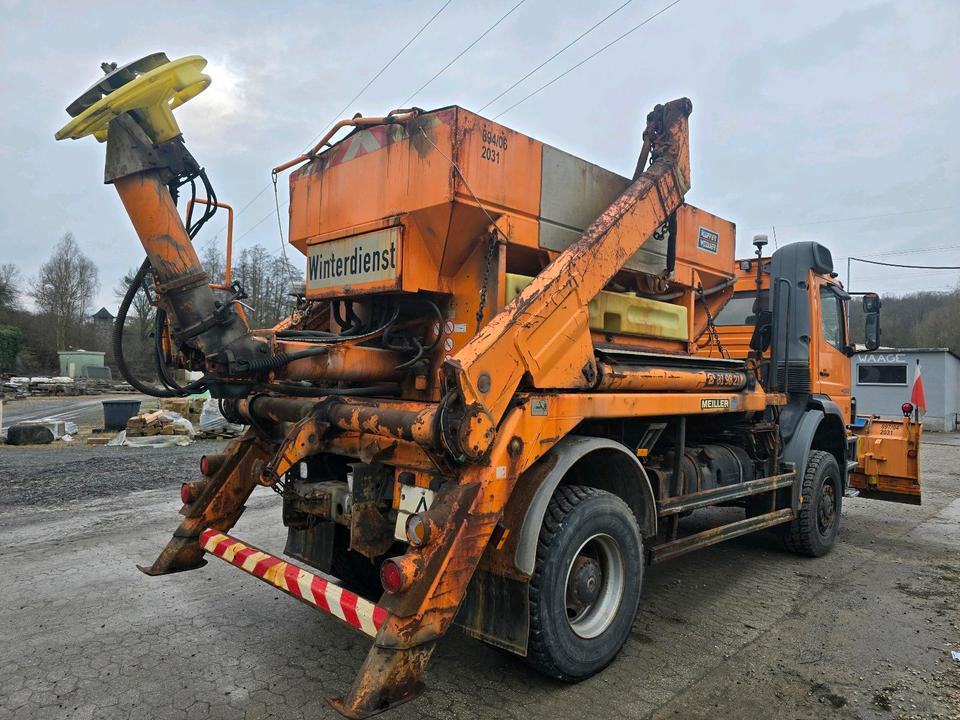 Mercedes-Benz Atego 1828 AK Absetzkipper Meiller Schmidt Schneepflug Küpper-Weisser Salzstreuer Allrad - Vozilo za zimsko službo: slika 3 Mercedes-Benz Atego 1828 AK Absetzkipper Meiller Schmidt Schneepflug Küpper-Weisser Salzstreuer Allrad - Vozilo za zimsko službo: slika 3