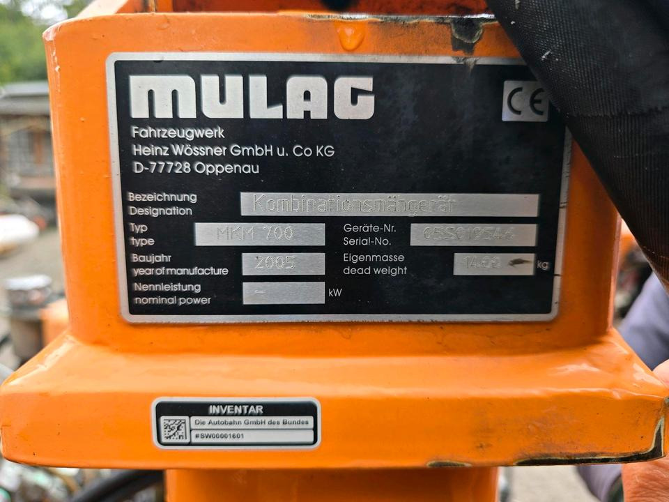 Mulčer na roki Mulag MKM 700 Böschungsmäher Böschungsmulcher FME für Unimog 405 U300 400 500 423 427 430 530 Dücker: slika 9