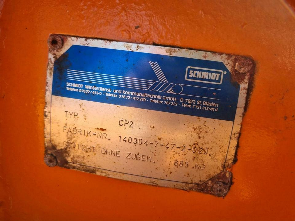 Schmidt CP2 Schneepflug Schneeschild Winterdienst Unimog - Snežni plug: slika 3 Schmidt CP2 Schneepflug Schneeschild Winterdienst Unimog - Snežni plug: slika 3