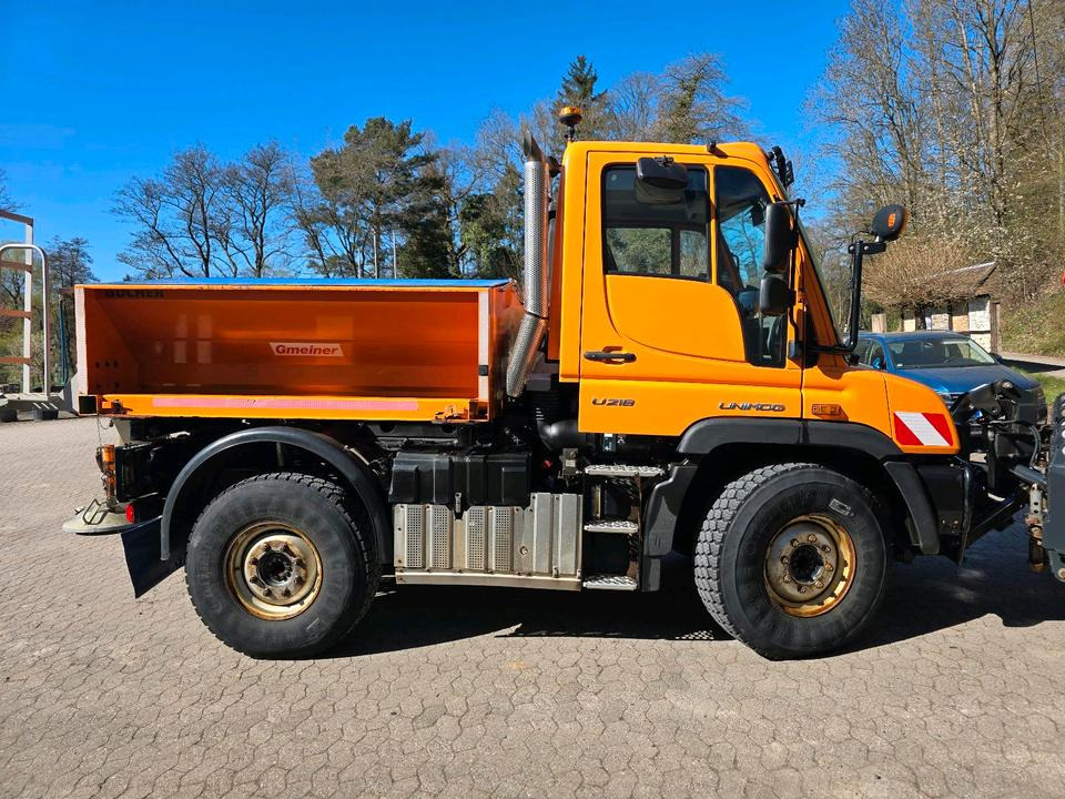 Unimog 218 U218 Mercedes-Benz 405 Schmidt Schneepflug Gmeiner Salzstreuer Yedi Winterdienst - Vozilo za zimsko službo: slika 2 Unimog 218 U218 Mercedes-Benz 405 Schmidt Schneepflug Gmeiner Salzstreuer Yedi Winterdienst - Vozilo za zimsko službo: slika 2