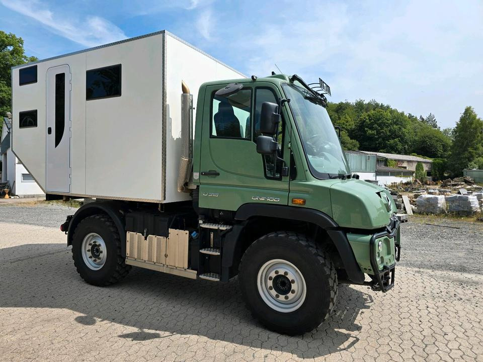 Unimog U 318 Wohnmobil Expeditionsfahrzeug euro 6 Blue tec UGE UGN Leerkabine U318 EAS Mercedes-Benz - Kombi avtodom: slika 2 Unimog U 318 Wohnmobil Expeditionsfahrzeug euro 6 Blue tec UGE UGN Leerkabine U318 EAS Mercedes-Benz - Kombi avtodom: slika 2