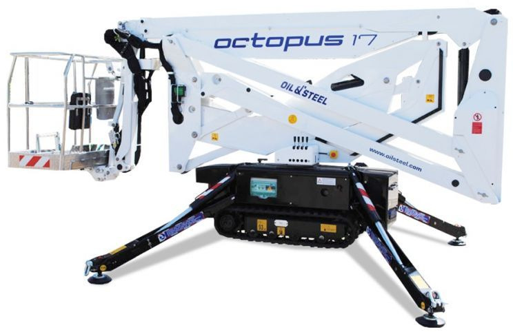 Oil&Steel Octopus 17 podnośnik koszowy na gąsienicach 17 m - Dvižna košara pajek: slika 3 Oil&Steel Octopus 17 podnośnik koszowy na gąsienicach 17 m - Dvižna košara pajek: slika 3