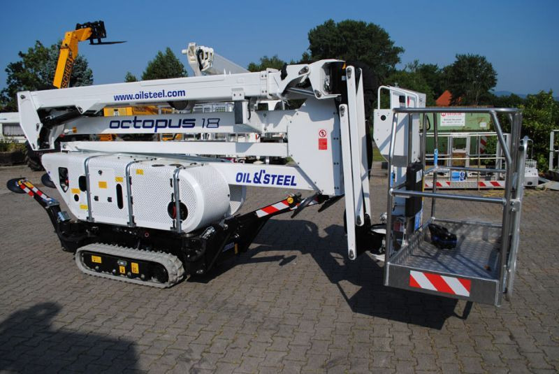 Oil&Steel Octopus 18 nowy podnośnik koszowy na gąsieniach 18 m - Dvižna košara pajek: slika 3 Oil&Steel Octopus 18 nowy podnośnik koszowy na gąsieniach 18 m - Dvižna košara pajek: slika 3
