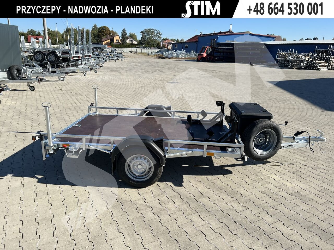 Stim S11-075/2616 Przyczpa pod 2 motocykle - Prikolica za prevoz motorjev: slika 2 Stim S11-075/2616 Przyczpa pod 2 motocykle - Prikolica za prevoz motorjev: slika 2