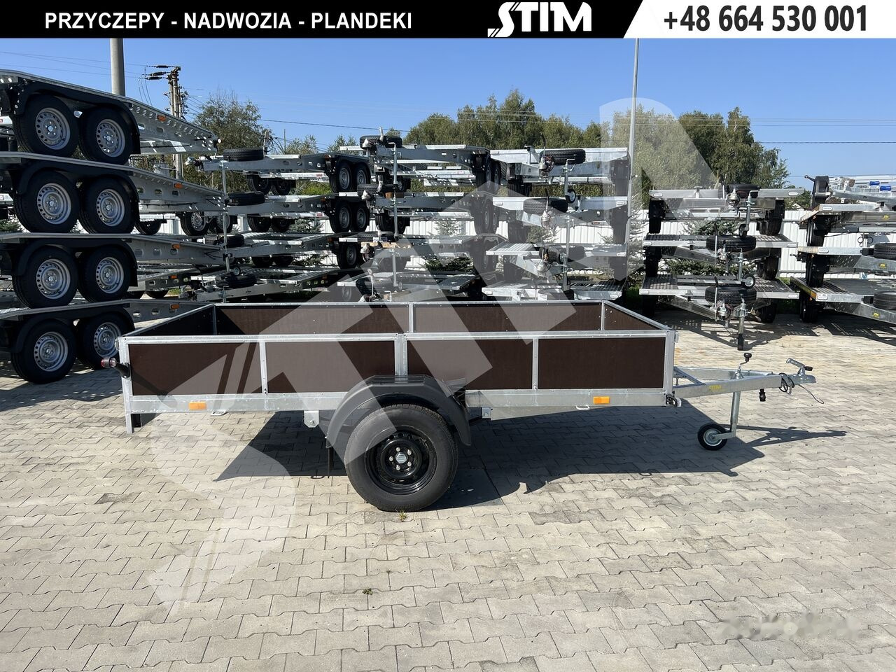 Stim S11-075/3115R + przednia burta otwierana + wzmocnienie ramy - Avtomobilska prikolica: slika 2 Stim S11-075/3115R + przednia burta otwierana + wzmocnienie ramy - Avtomobilska prikolica: slika 2