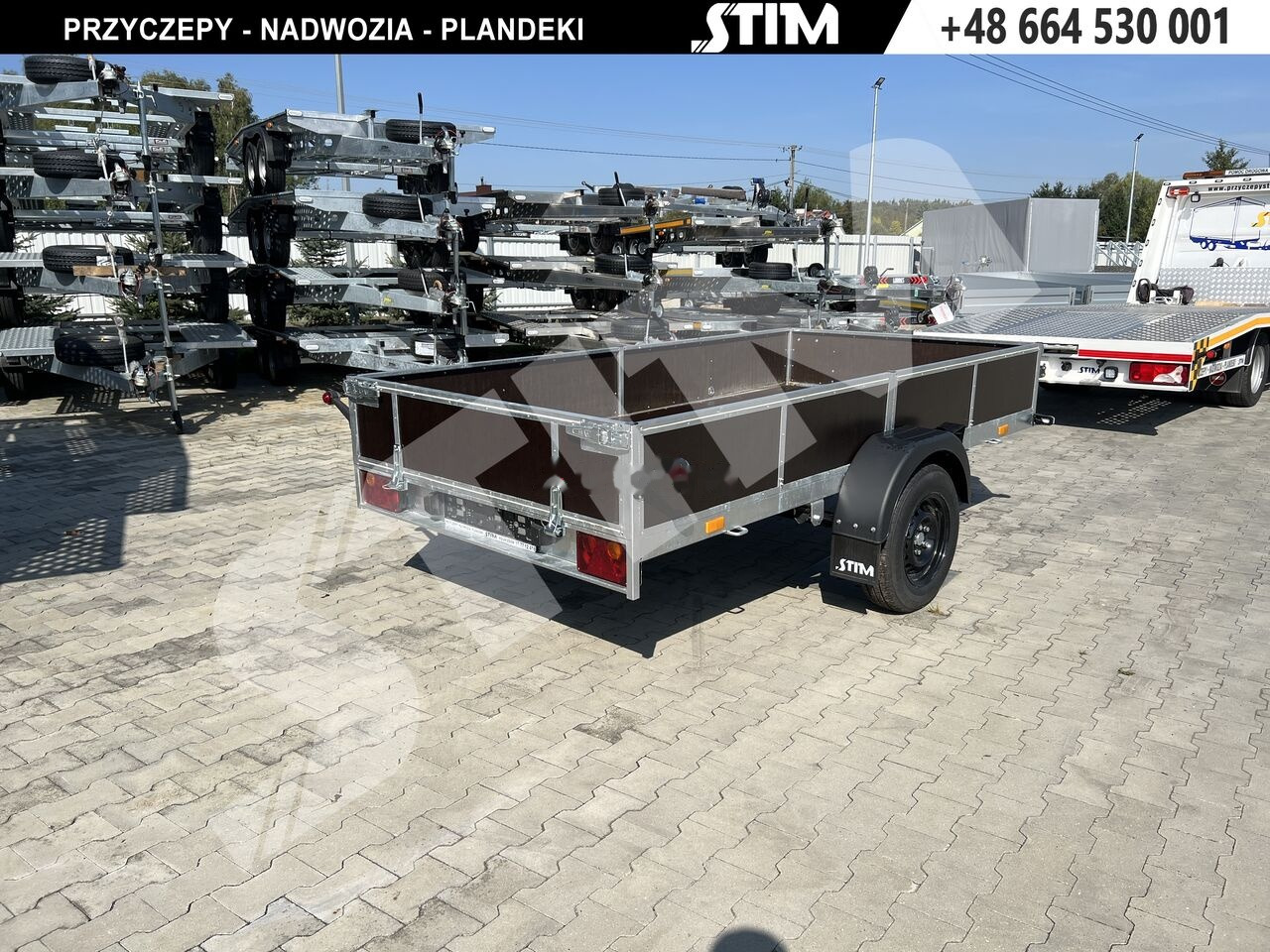 Stim S11-075/3115R + przednia burta otwierana + wzmocnienie ramy - Avtomobilska prikolica: slika 1 Stim S11-075/3115R + przednia burta otwierana + wzmocnienie ramy - Avtomobilska prikolica: slika 1