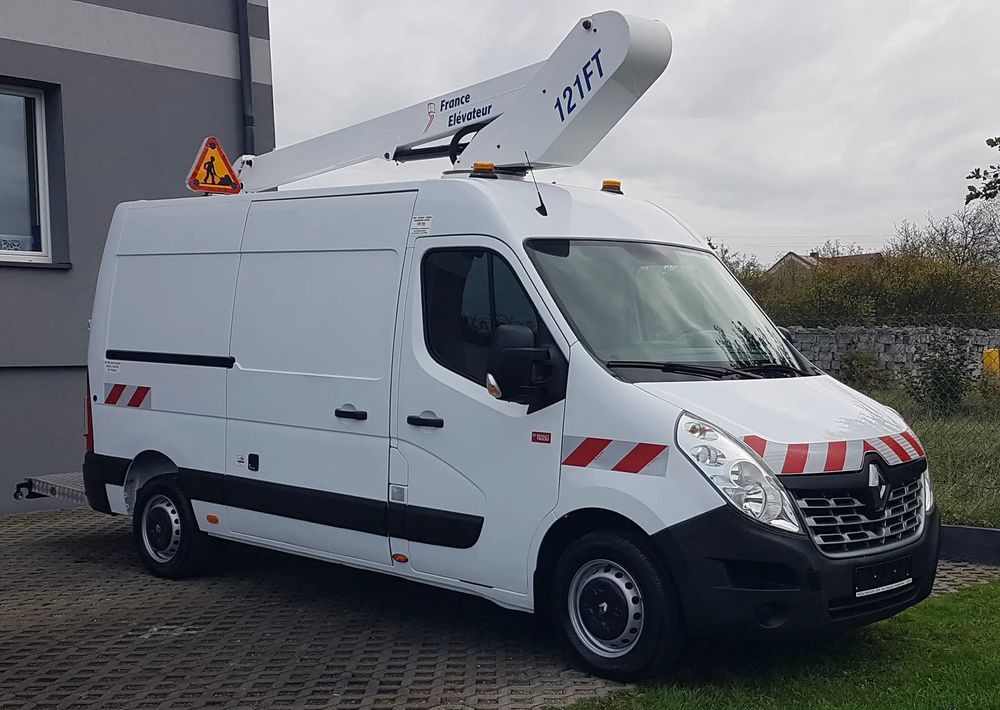 Renault MASTER L2H2 ZWYŻKA UDT PODNOŚNIK KOSZOWY FRANCE ELEVATEUR - Dvižna ploščad montirana na tovornjak: slika 1 Renault MASTER L2H2 ZWYŻKA UDT PODNOŚNIK KOSZOWY FRANCE ELEVATEUR - Dvižna ploščad montirana na tovornjak: slika 1