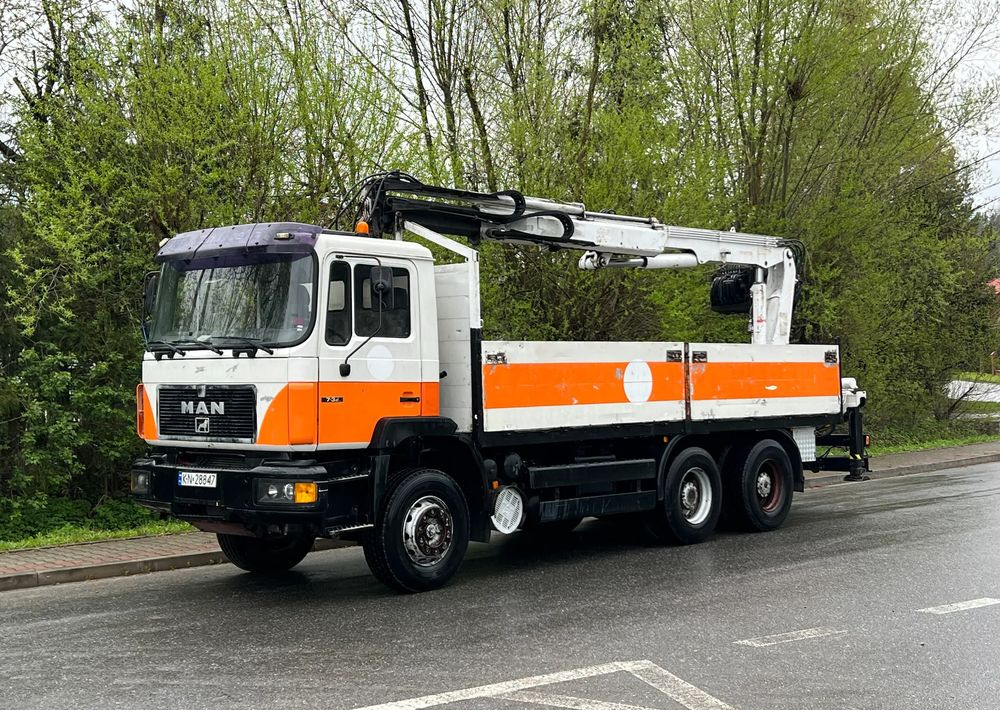 MAN * 27-322 MAN 6x4 * HDS ATLAS 140 * - Tovornjak s kesonom, Tovornjak z dvigalom: slika 1 MAN * 27-322 MAN 6x4 * HDS ATLAS 140 * - Tovornjak s kesonom, Tovornjak z dvigalom: slika 1