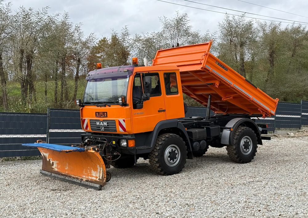 MAN * MAN 10-220 * Pług * Kiper Wywrotka Meiller * 4x4 * Zimowe Utrzymanie * Unimog * - Tovornjak prekucnik: slika 1 MAN * MAN 10-220 * Pług * Kiper Wywrotka Meiller * 4x4 * Zimowe Utrzymanie * Unimog * - Tovornjak prekucnik: slika 1