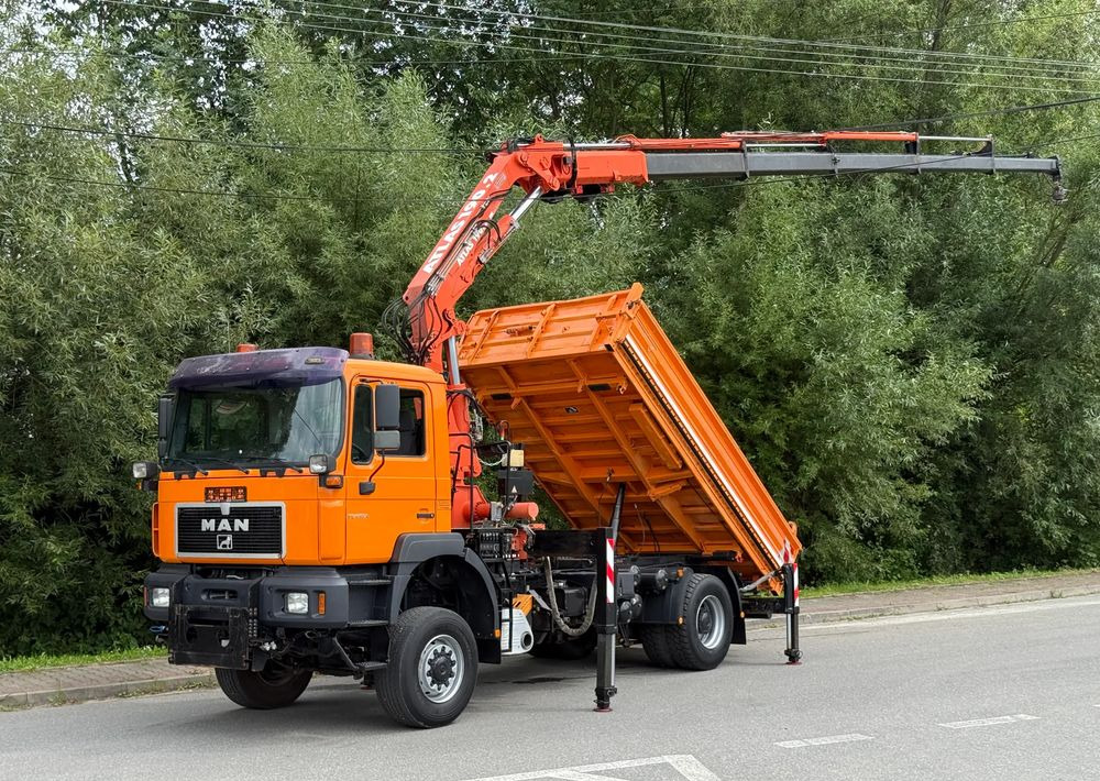 MAN * MAN FE 410 A * Kiper Wywrotka * 4x4 * HDS ATLAS 190 * Sprowadzony* Bardzo Dobry Stan * - Tovornjak prekucnik: slika 2 MAN * MAN FE 410 A * Kiper Wywrotka * 4x4 * HDS ATLAS 190 * Sprowadzony* Bardzo Dobry Stan * - Tovornjak prekucnik: slika 2