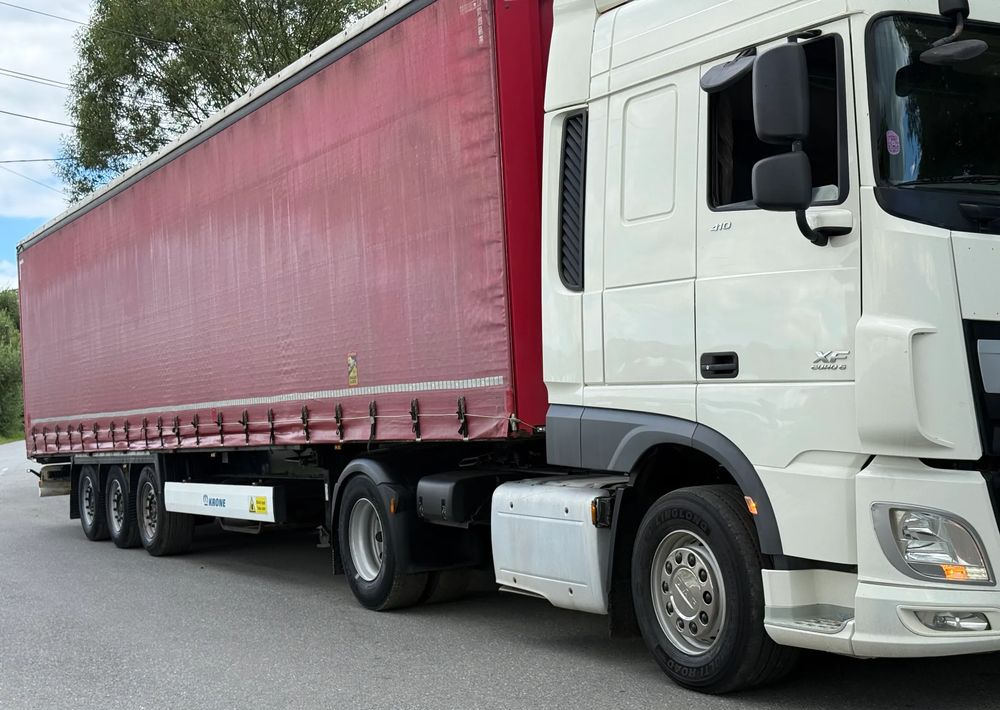 DAF * Zestaw * DAF 106 Euro 6 + Naczepa Krone * Bardzo Dobry Stan - Vlačilec, Polprikolica s ponjavo: slika 5 DAF * Zestaw * DAF 106 Euro 6 + Naczepa Krone * Bardzo Dobry Stan - Vlačilec, Polprikolica s ponjavo: slika 5