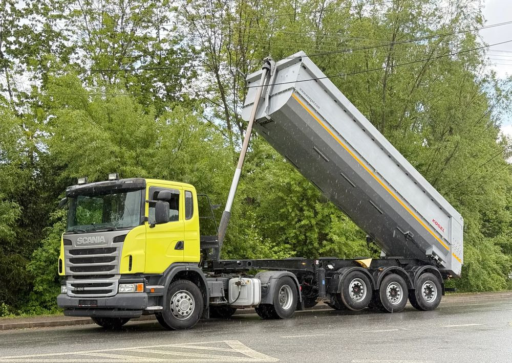 Scania * Zestaw * Scania G400 + Naczepa Kogel Kiper Wywrotka * Sprowadzony * Bardzo Dobry Stan * - Vlačilec: slika 1 Scania * Zestaw * Scania G400 + Naczepa Kogel Kiper Wywrotka * Sprowadzony * Bardzo Dobry Stan * - Vlačilec: slika 1