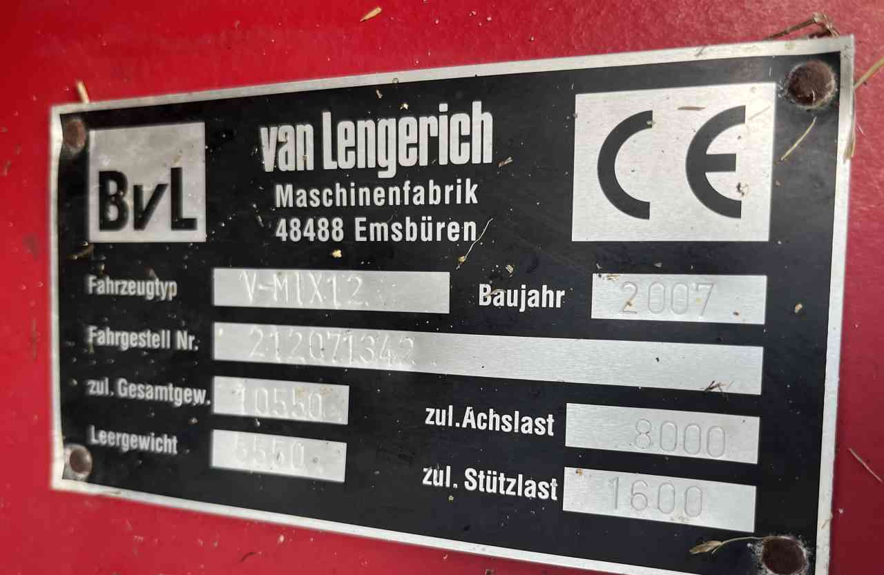 BVL V-Mix 12 LS Voermengwagen Voermachines - Mešalnik za krmo: slika 3 BVL V-Mix 12 LS Voermengwagen Voermachines - Mešalnik za krmo: slika 3