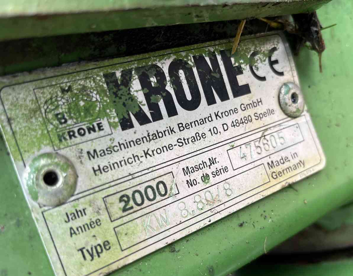 Krone KW 8.80/8 Schudder Tedder Kreiselheuer weidebouwmachines - Obračalnik/ Zgrabljalnik: slika 5 Krone KW 8.80/8 Schudder Tedder Kreiselheuer weidebouwmachines - Obračalnik/ Zgrabljalnik: slika 5