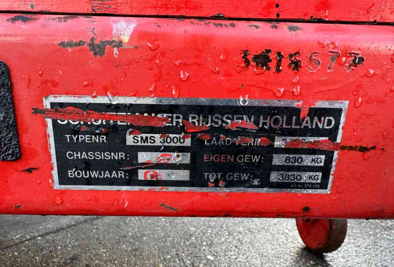 Schuitemaker SMS 3000 mestverspreider *Verkocht/sold* - Trosilnik gnoja: slika 5 Schuitemaker SMS 3000 mestverspreider *Verkocht/sold* - Trosilnik gnoja: slika 5