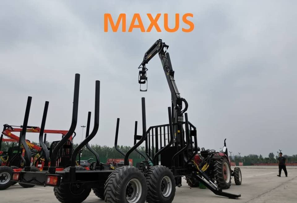 Nov Gozdarska prikolica Maxus MAXUS 1400 Forstanhänger + Kran 780: slika 6