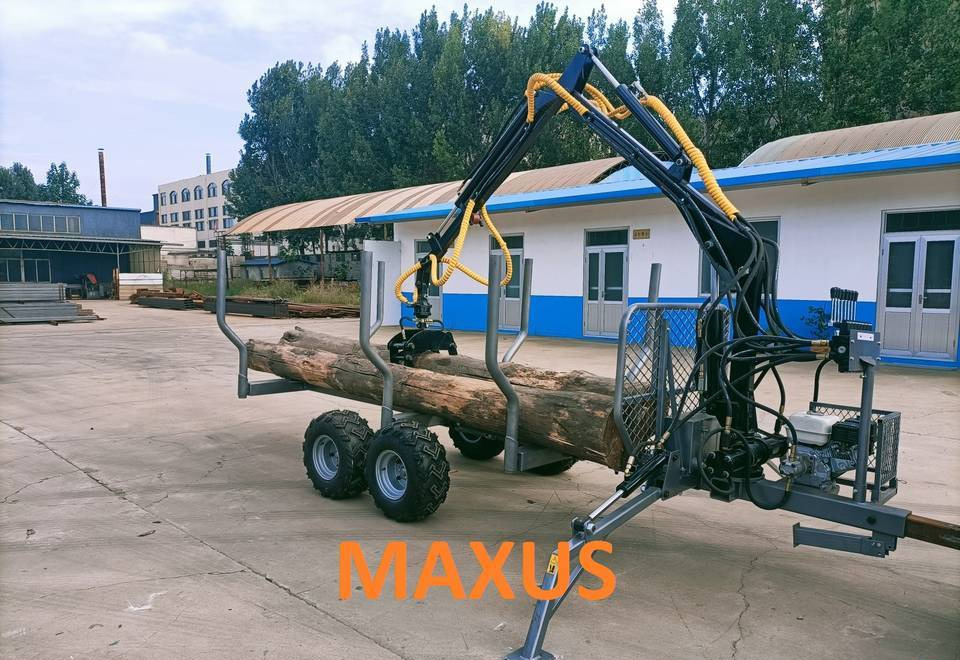 NEW MAXUS 3T Forest Trailer 3.8m Crane Warranty | НОВА лісова прицепа 3Т Кран 3,8м MAXUS Гарантія - Gozdarska prikolica: slika 1 NEW MAXUS 3T Forest Trailer 3.8m Crane Warranty | НОВА лісова прицепа 3Т Кран 3,8м MAXUS Гарантія - Gozdarska prikolica: slika 1