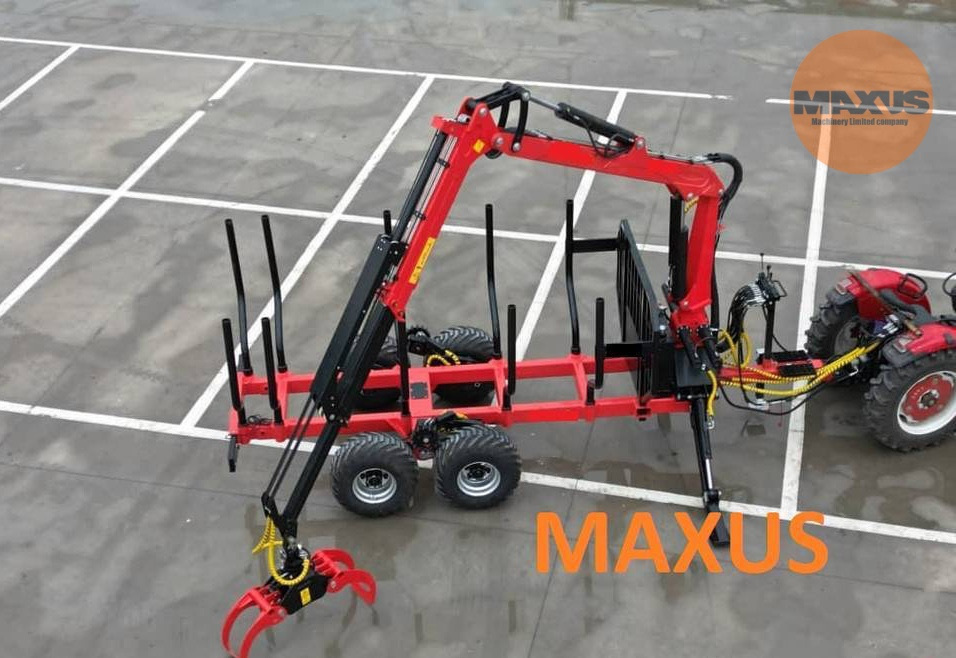 Remorca forestieră MAXUS 1400 + Macara 780 - Gozdarska prikolica: slika 1 Remorca forestieră MAXUS 1400 + Macara 780 - Gozdarska prikolica: slika 1
