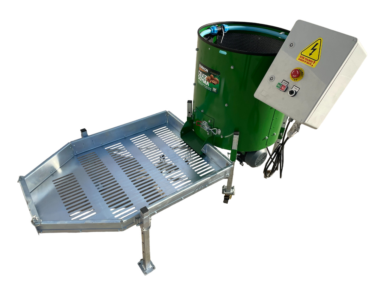 Burkon 190LT 80kg Devir Ayarlı (Rendeli) Ceviz Soyma Makinesi - Oprema za predelavo živil: slika 1 Burkon 190LT 80kg Devir Ayarlı (Rendeli) Ceviz Soyma Makinesi - Oprema za predelavo živil: slika 1