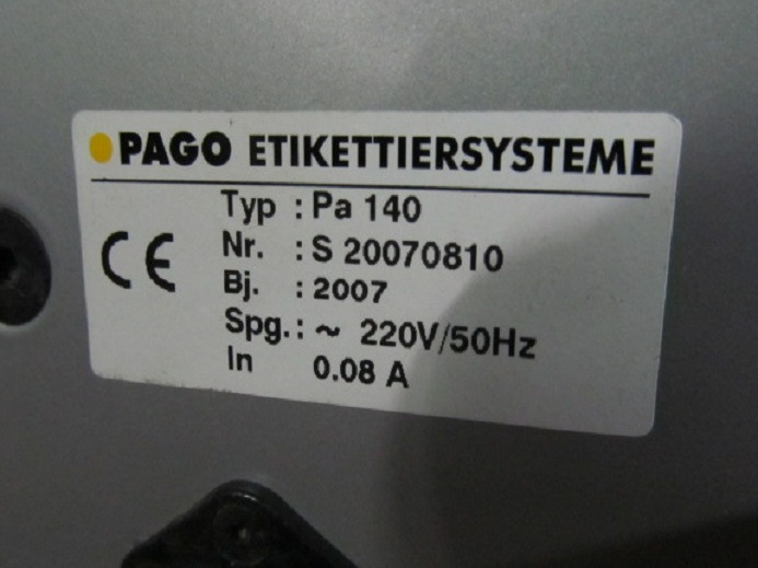 AUTO.ETIKETTENSPENDER PAGO 140 - Tiskarski stroj: slika 4 AUTO.ETIKETTENSPENDER PAGO 140 - Tiskarski stroj: slika 4