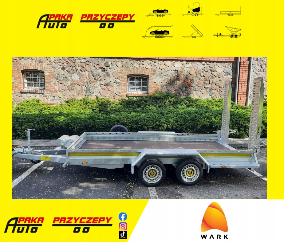 PRZYCZEPA DO KOPARKI MINIKOPARKI BUDOWLANA 3,5 ALU / CONSTRUCTION EXCAVATOR MINI EXCAVATOR TRAILER 3.5 ALU - Prikolica za prevoz strojev: slika 1 PRZYCZEPA DO KOPARKI MINIKOPARKI BUDOWLANA 3,5 ALU / CONSTRUCTION EXCAVATOR MINI EXCAVATOR TRAILER 3.5 ALU - Prikolica za prevoz strojev: slika 1