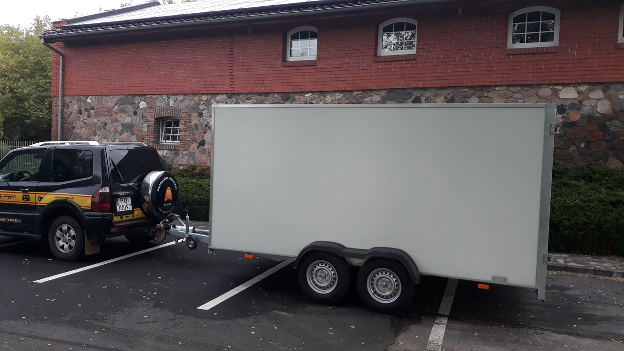 PRZYCZEPA KONTENER CARGO PAKA FURGON BOX 400 x 200 / CARGO CONTAINER TRAILER VAN BOX 400 x 200 - Prikolica zabojnik: slika 3 PRZYCZEPA KONTENER CARGO PAKA FURGON BOX 400 x 200 / CARGO CONTAINER TRAILER VAN BOX 400 x 200 - Prikolica zabojnik: slika 3