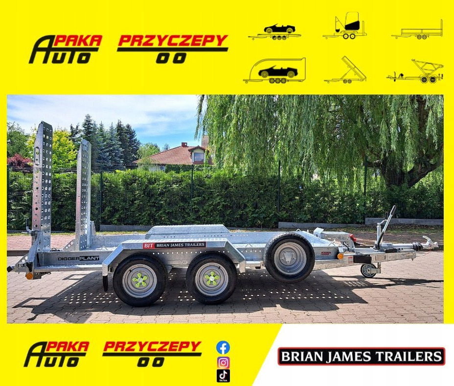 PRZYCZEPA LAWETA DO MINIKOPARKI PODNOŚNIKA 3500KG 3,20X1,70 / MINI EXCAVATOR LIFTING TRAILER 3500KG 3.20X1.70 - Prikolica za prevoz strojev: slika 1 PRZYCZEPA LAWETA DO MINIKOPARKI PODNOŚNIKA 3500KG 3,20X1,70 / MINI EXCAVATOR LIFTING TRAILER 3500KG 3.20X1.70 - Prikolica za prevoz strojev: slika 1