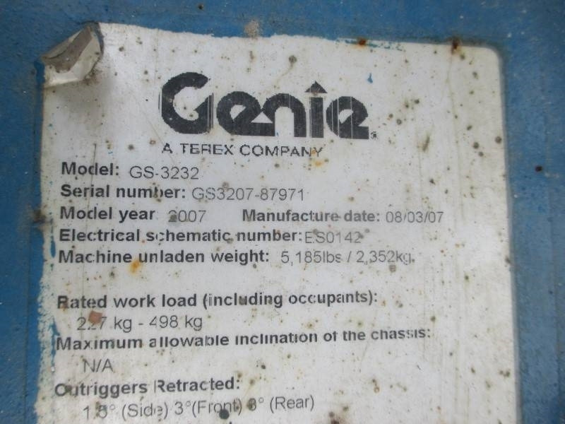 Genie GS 3232 - Škarjasta dvižna ploščad: slika 5 Genie GS 3232 - Škarjasta dvižna ploščad: slika 5
